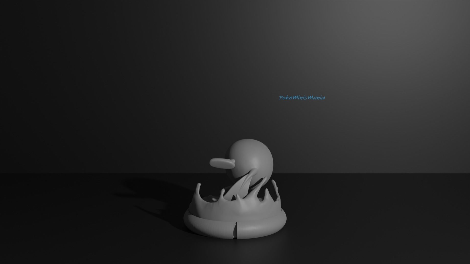 Poliwag Poliwhirl Poliwrath and Politoed 3D print model 3D print model_20