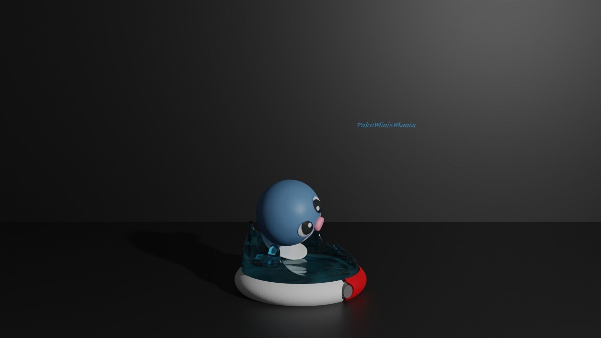 Poliwag Poliwhirl Poliwrath and Politoed 3D print model 3D print model_3
