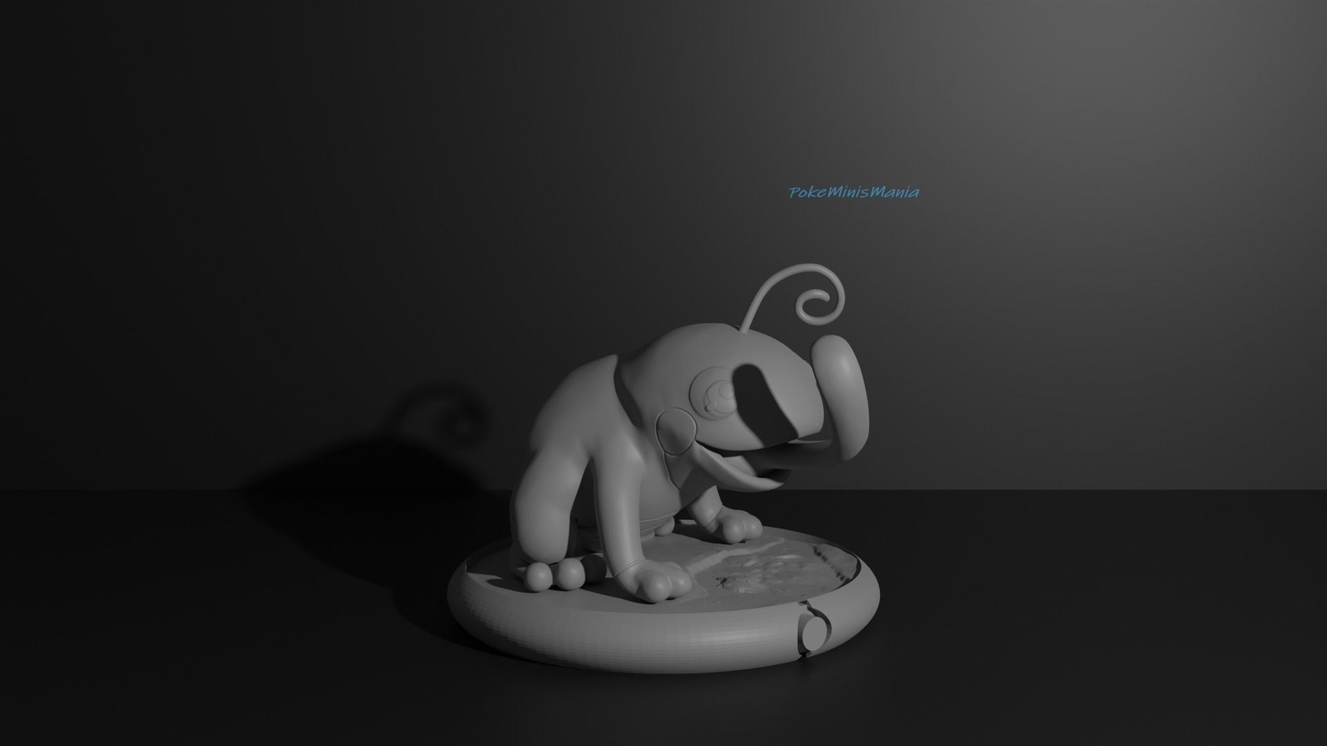 Poliwag Poliwhirl Poliwrath and Politoed 3D print model 3D print model_30