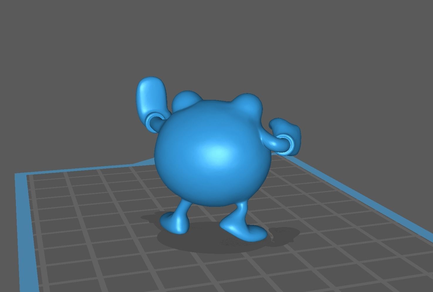 Poliwag Poliwhirl Poliwrath and Politoed 3D print model 3D print model_42