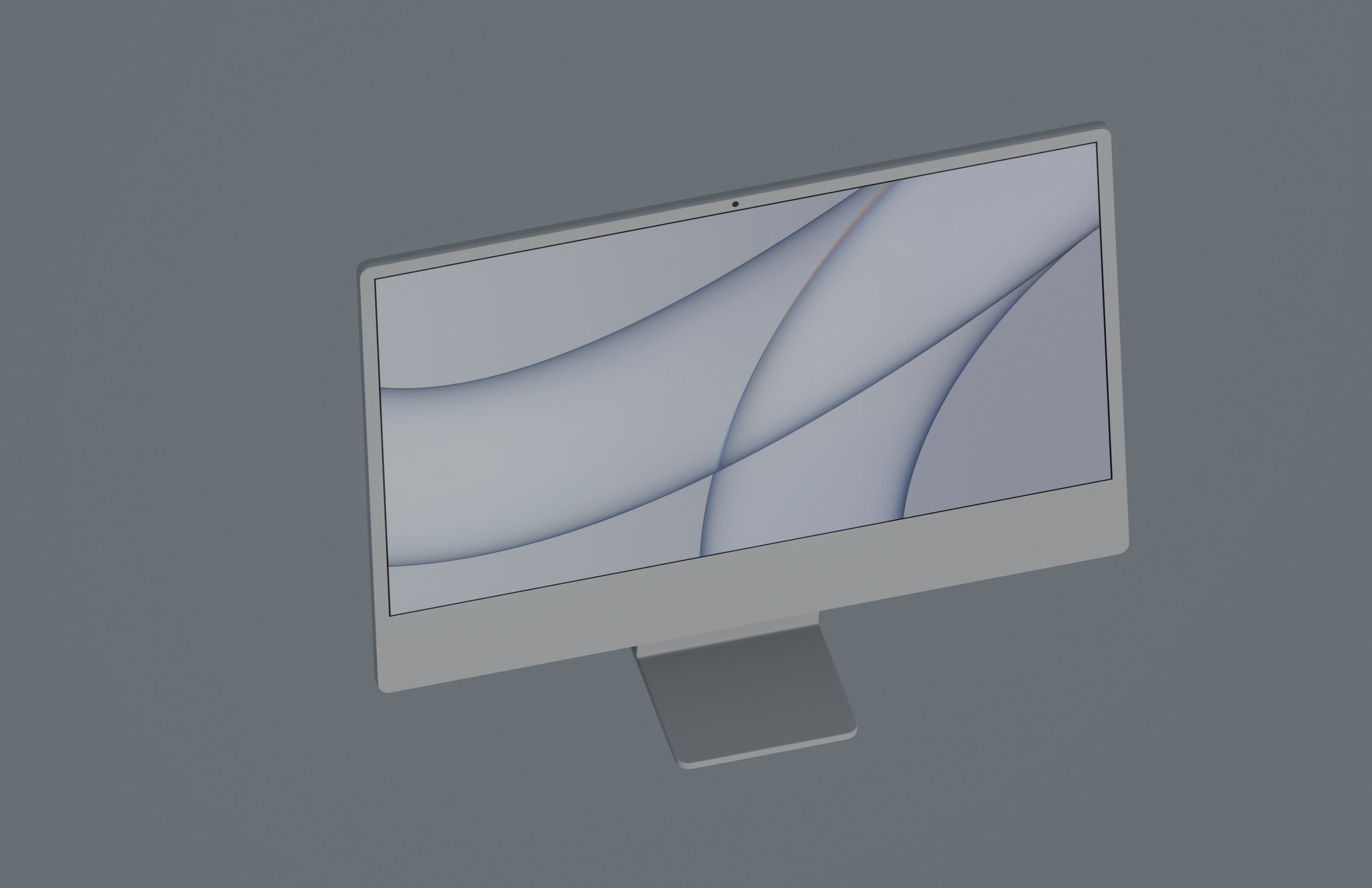 iMac model 3D model_7