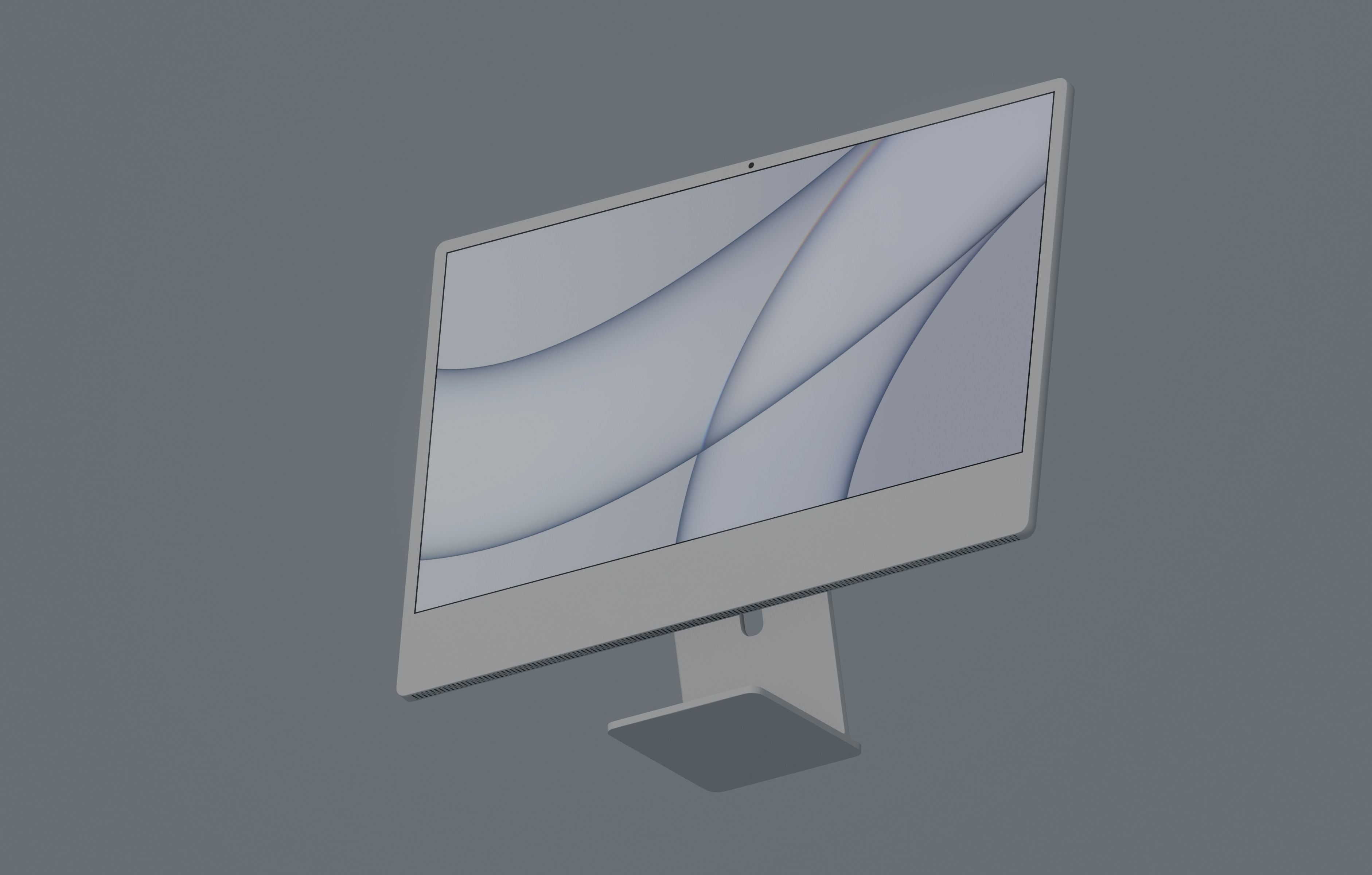 iMac model 3D model_4