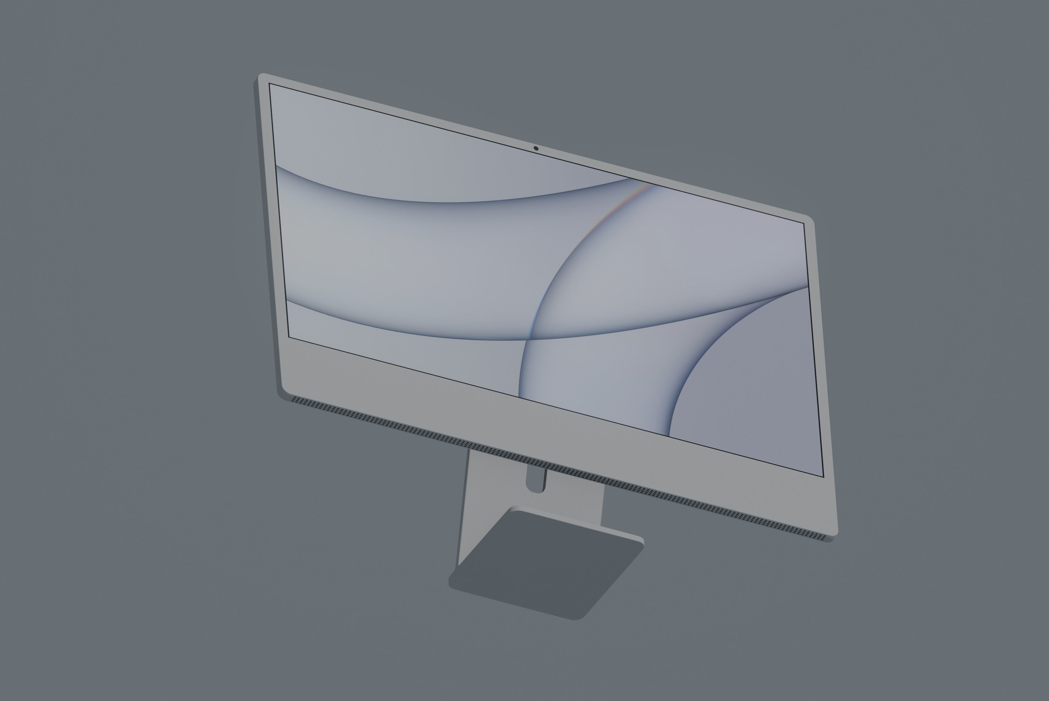 iMac model 3D model_5