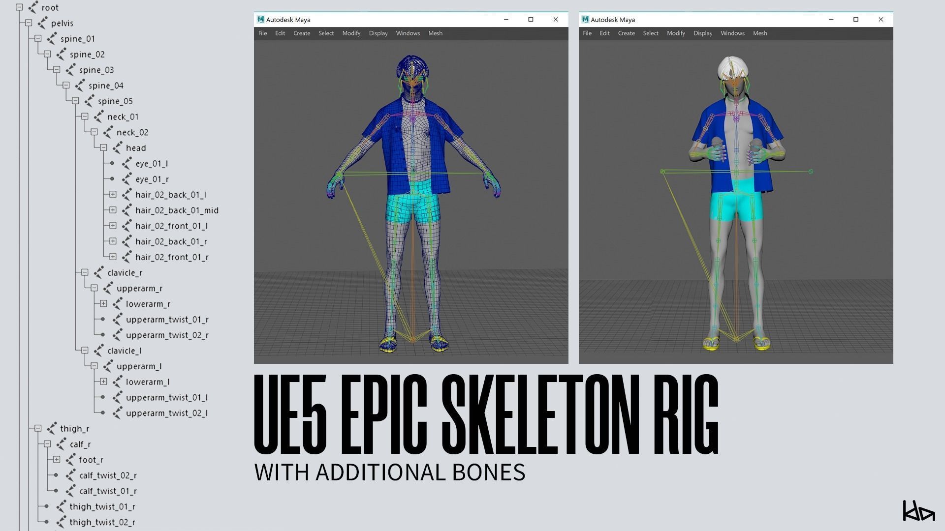 Beach Boys - Game Ready Low-poly 3D model_9