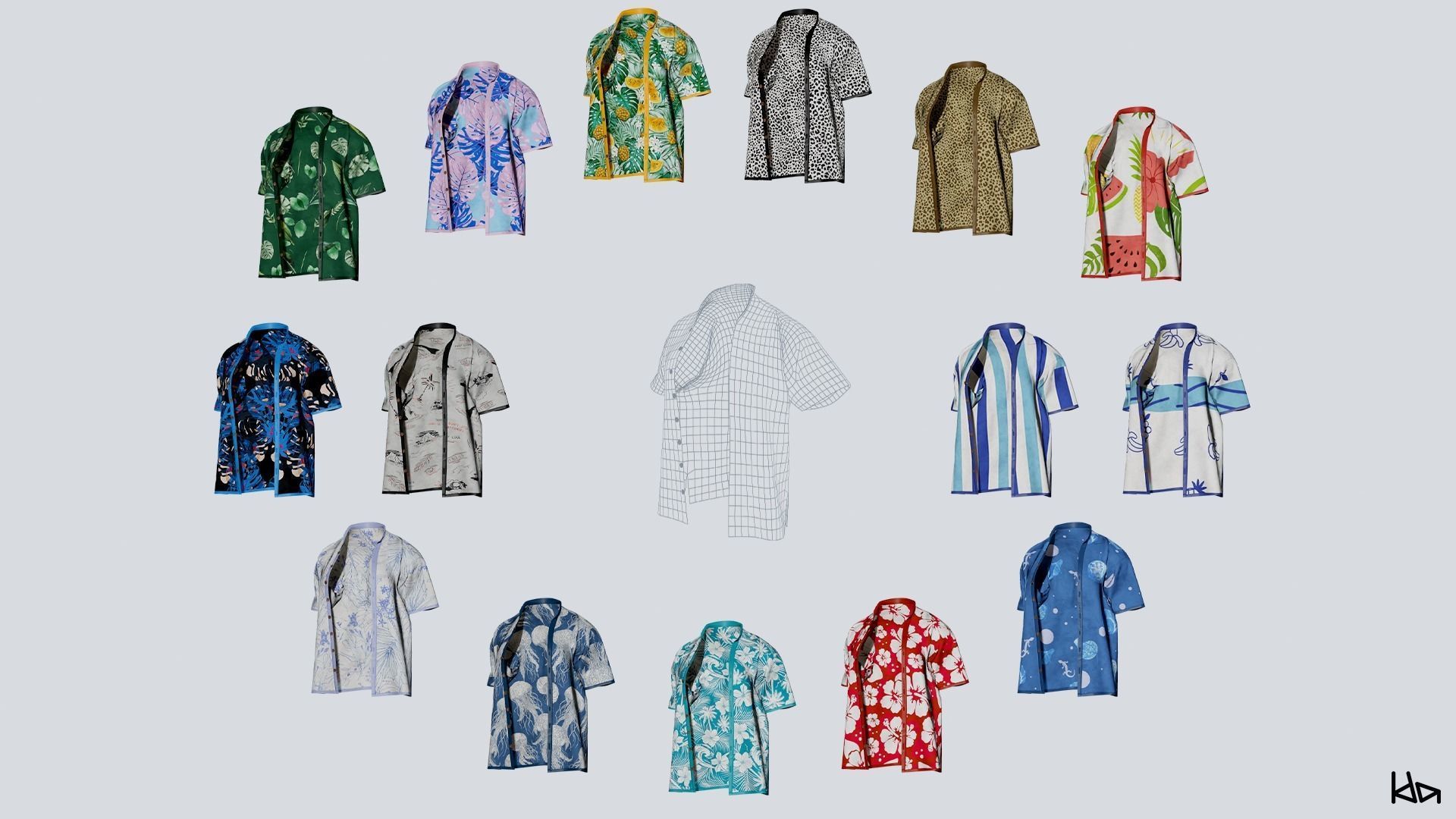 Beach Boys - Game Ready Low-poly 3D model_10