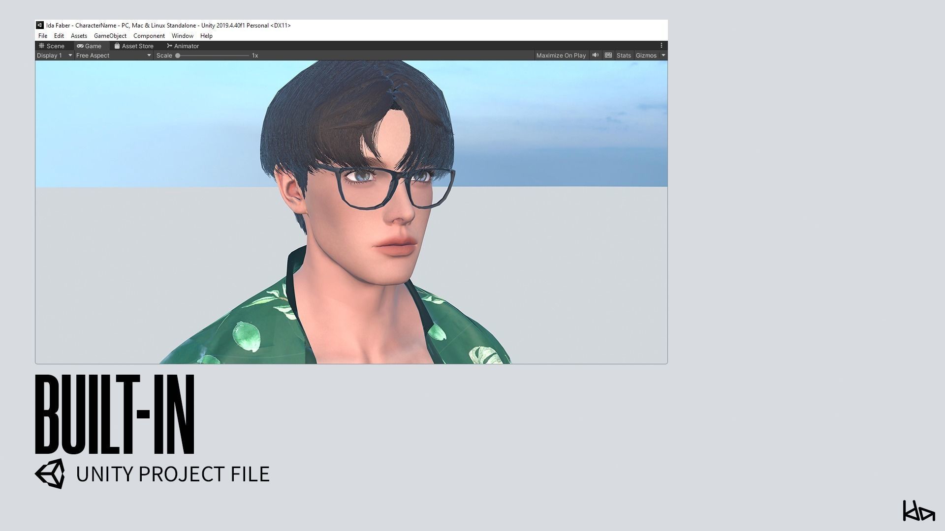 Beach Boys - Game Ready Low-poly 3D model_20