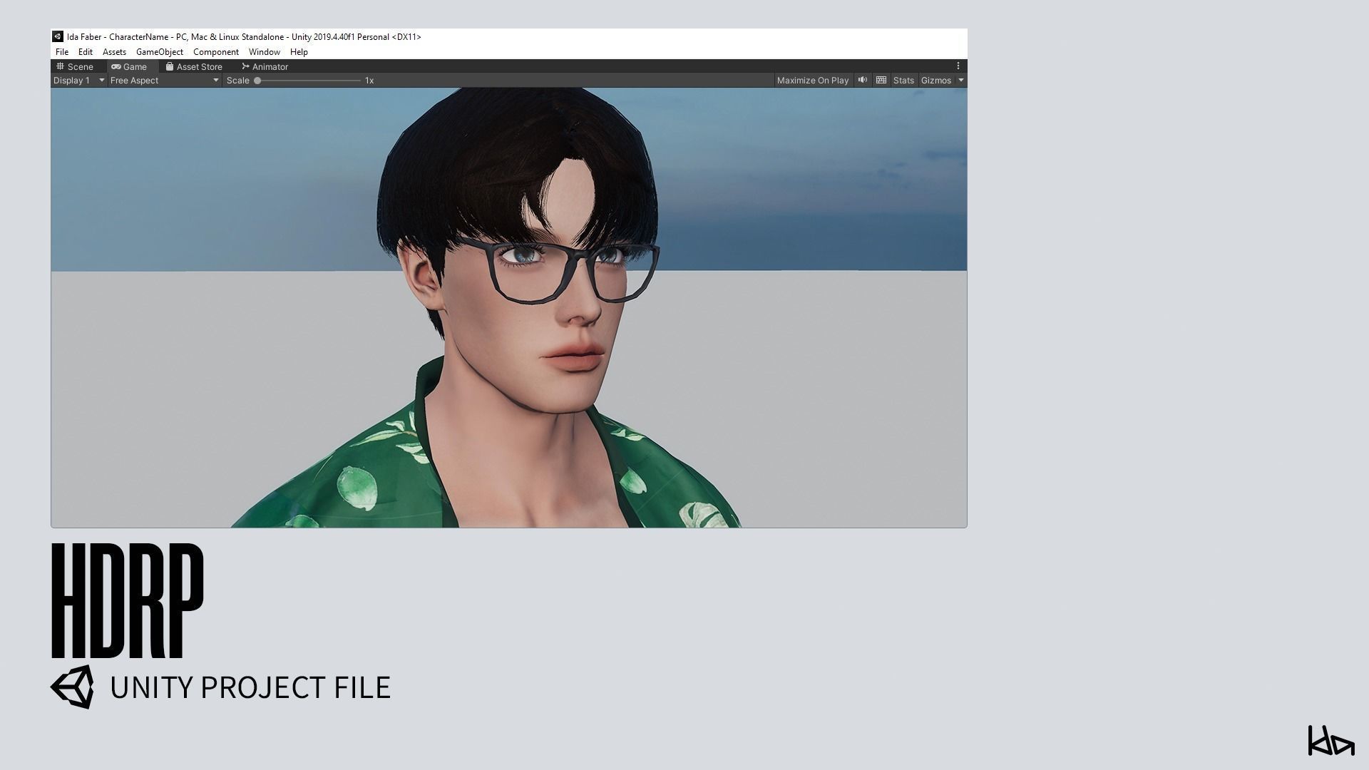 Beach Boys - Game Ready Low-poly 3D model_22