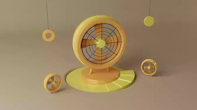 Electronic Animated Desk Fan
