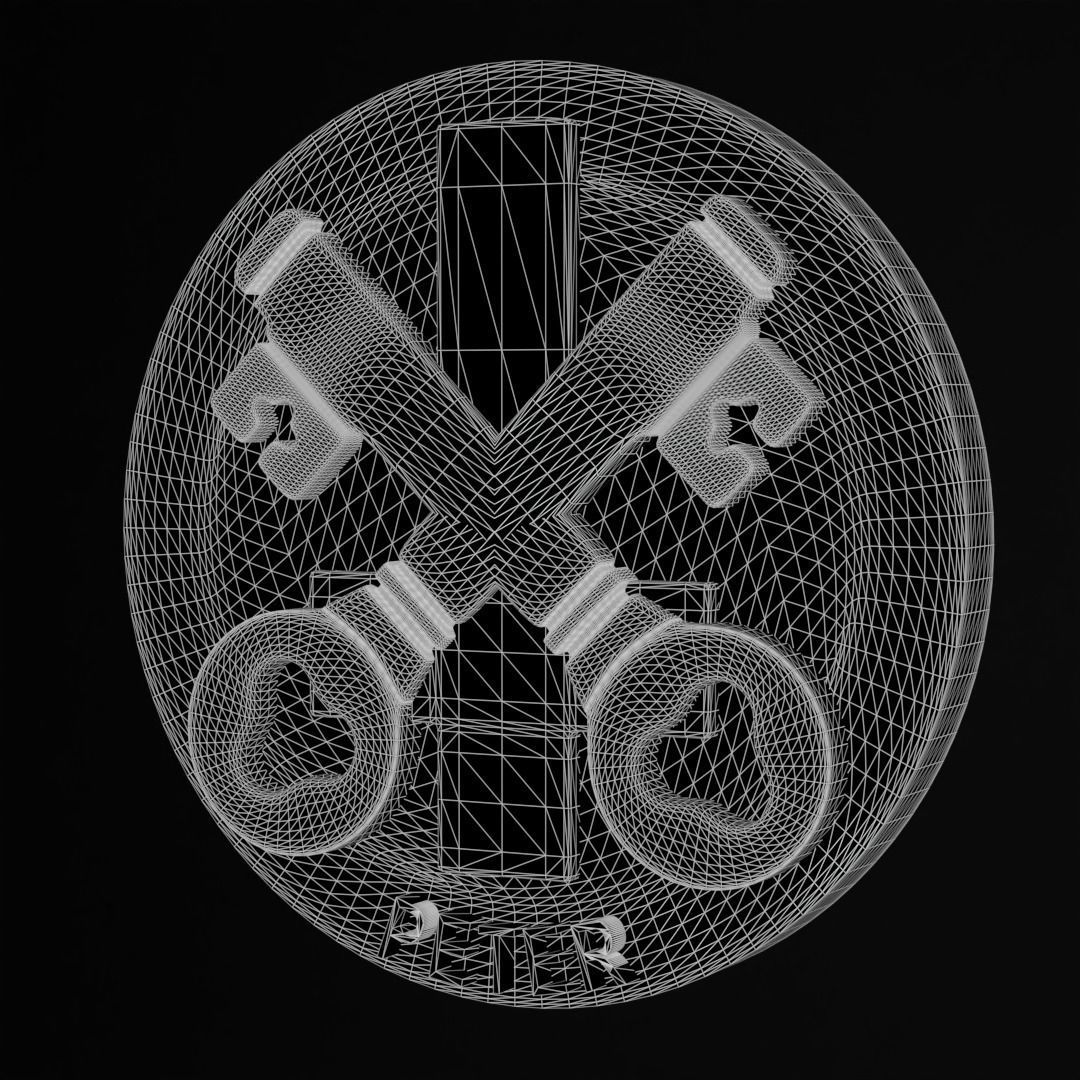 Symbols of the Apostles - PETER 3D model_8