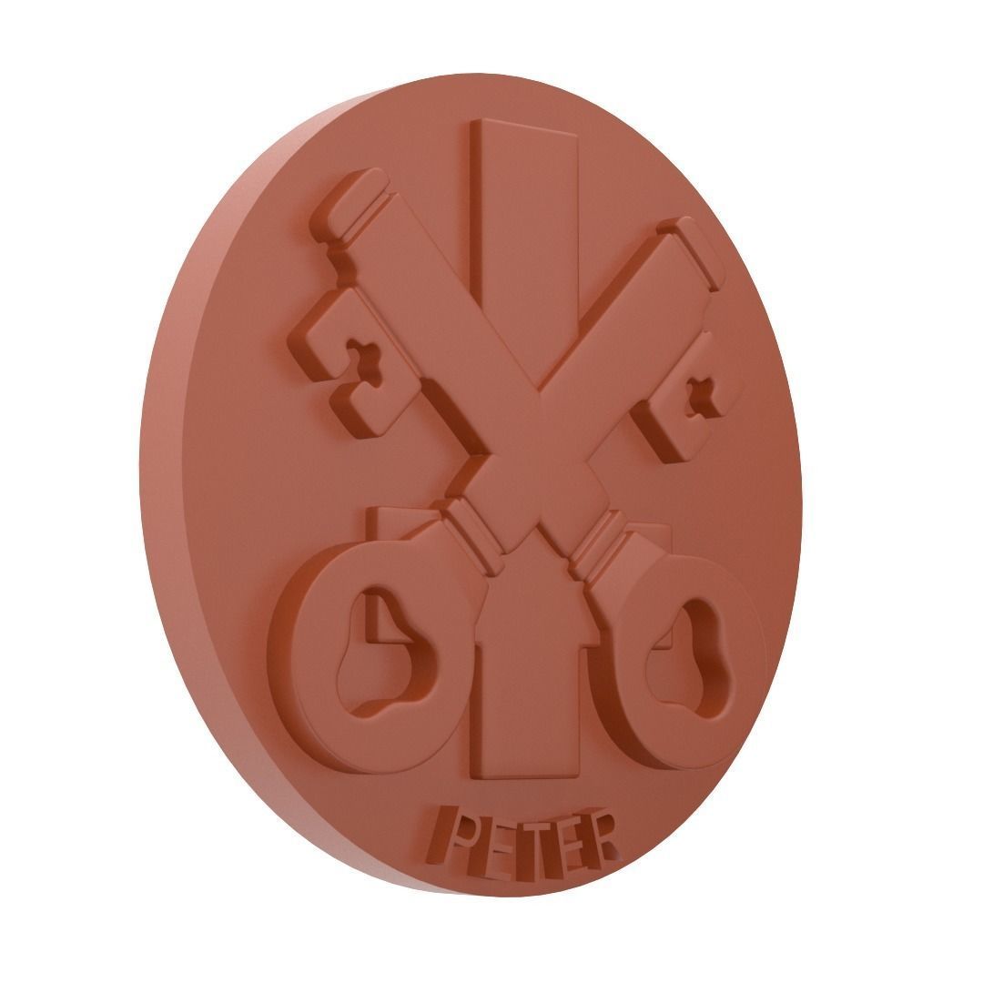 Symbols of the Apostles - PETER 3D model_3