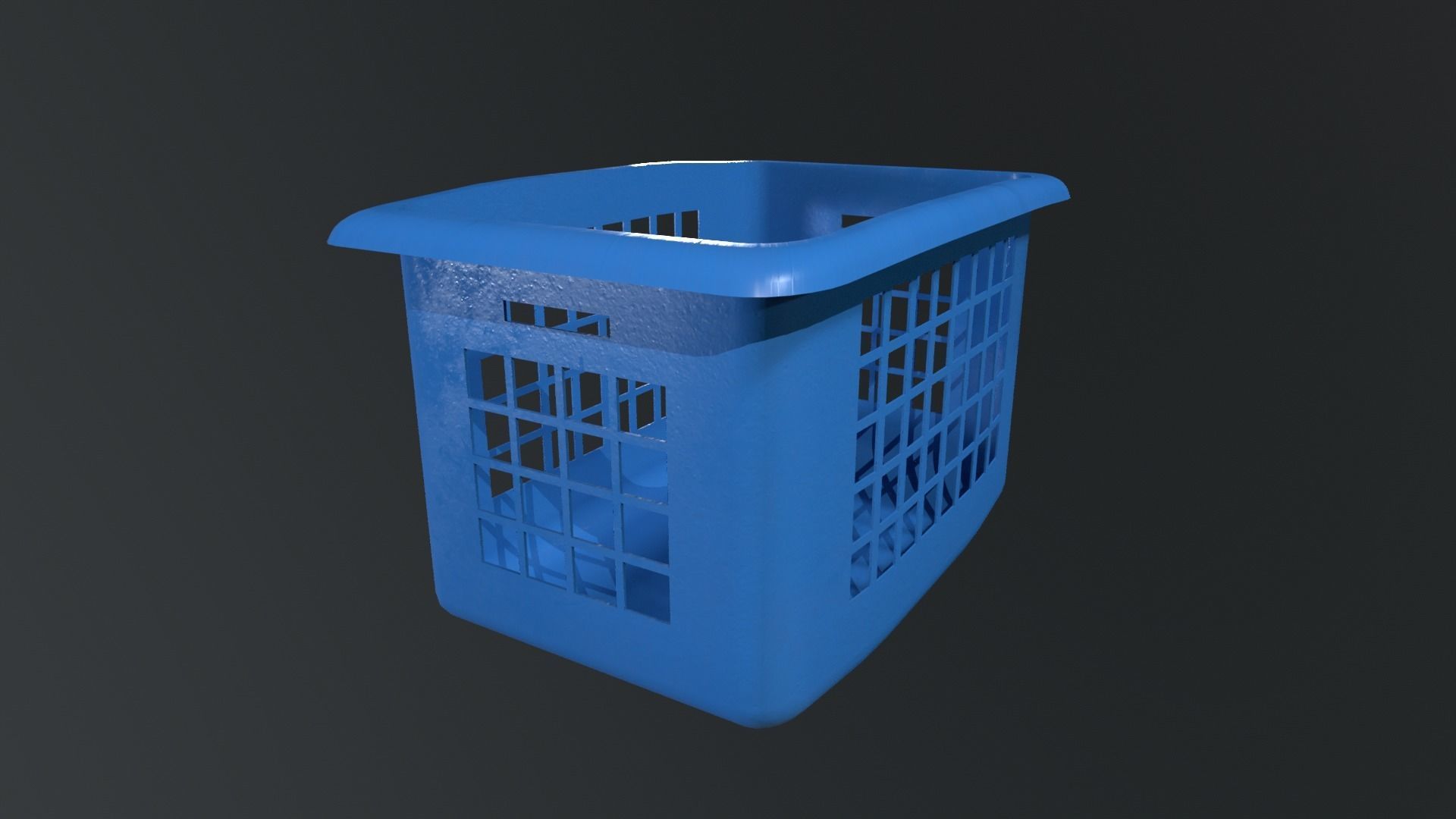 Plastic Basket 4k Low-poly 3D model_2