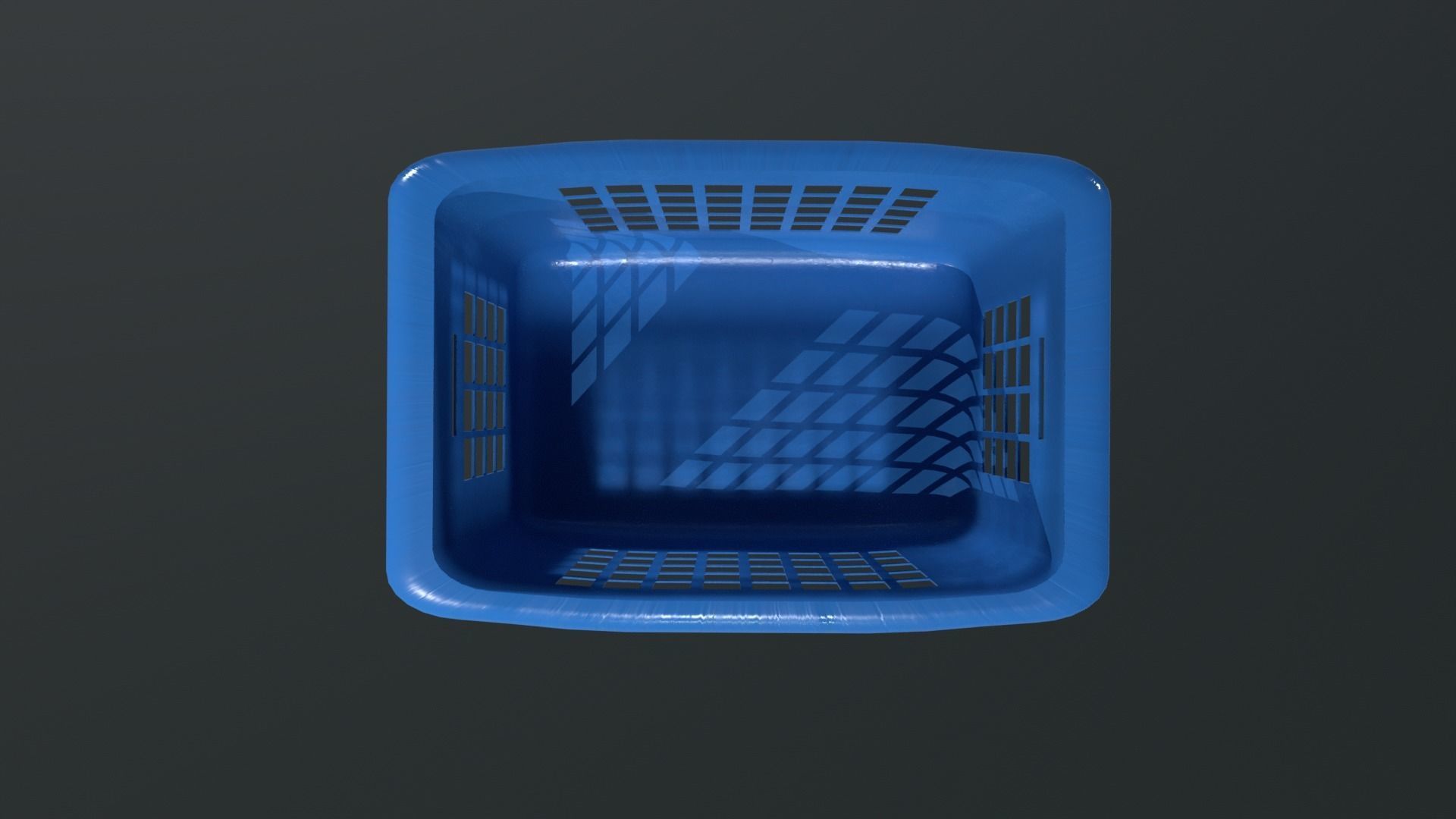 Plastic Basket 4k Low-poly 3D model_6
