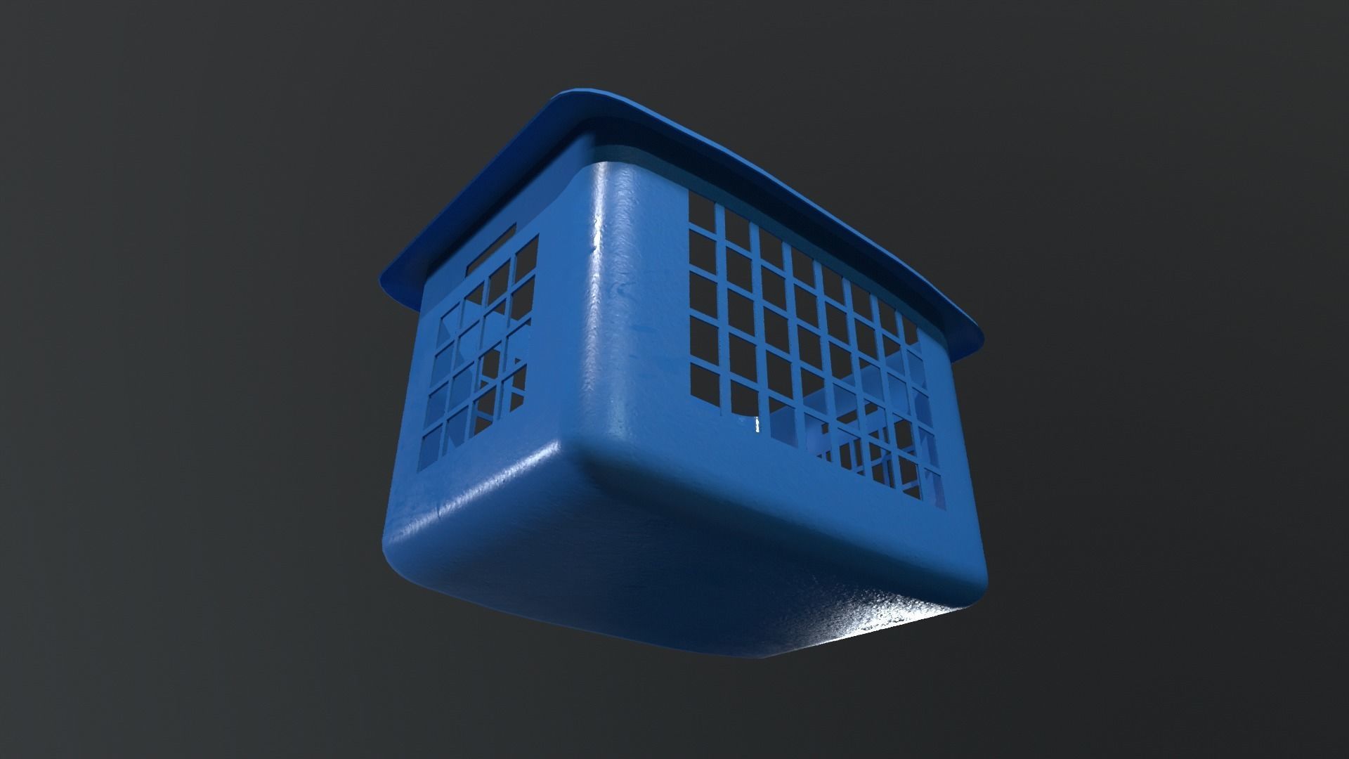 Plastic Basket 4k Low-poly 3D model_5