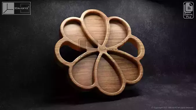 Flower Tray - CNC Files for Wood