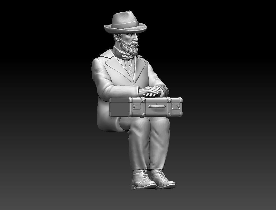 PASSENGER 3D print model_44