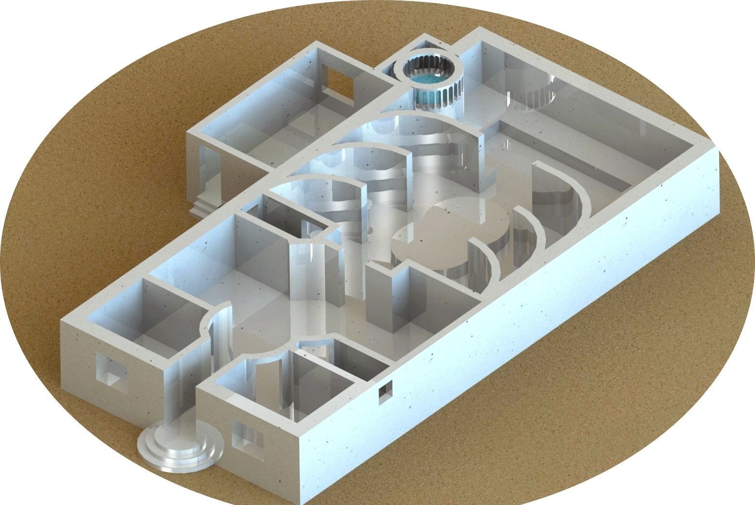 Turkish bath-hammam 3D model_4