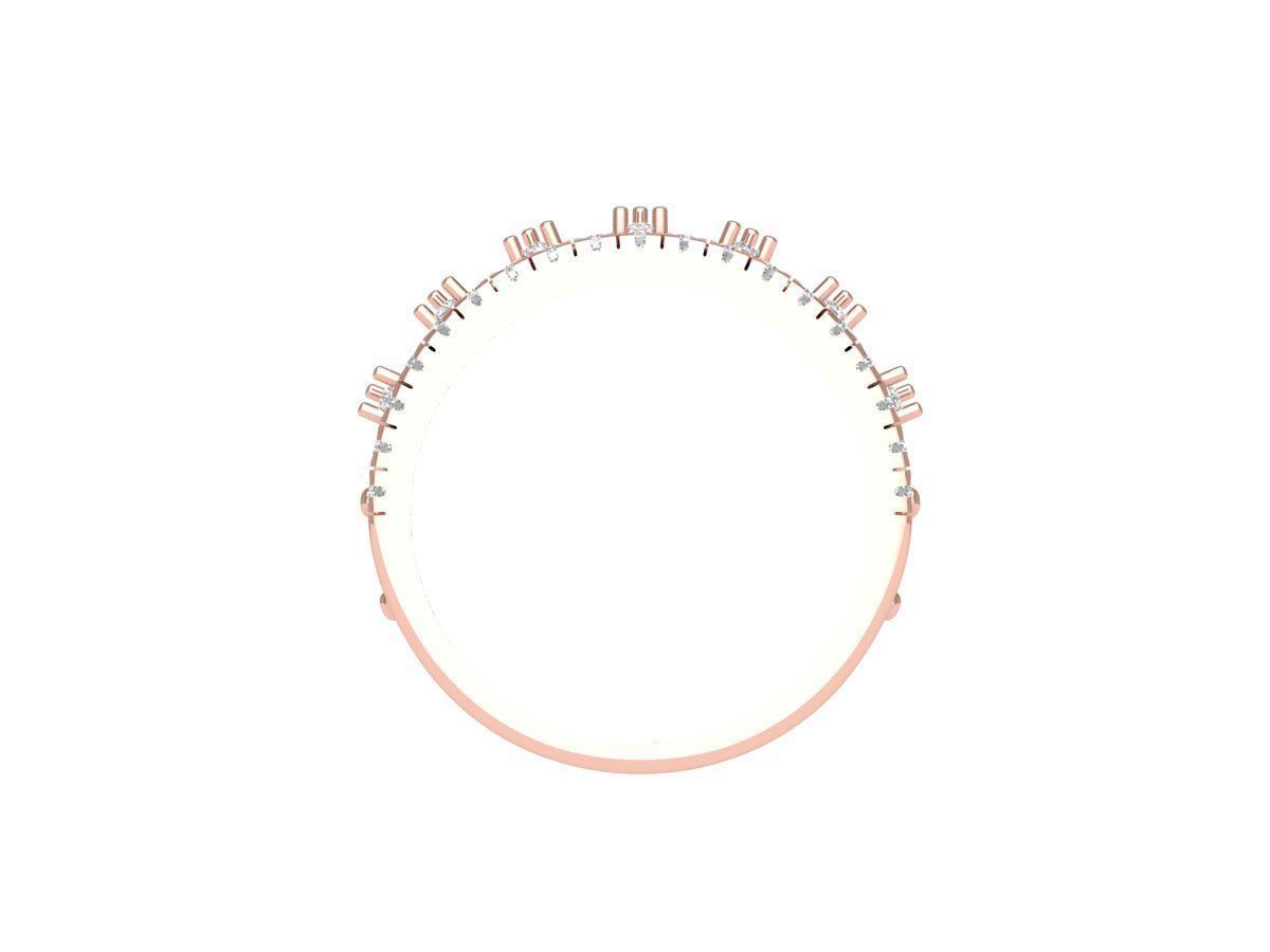 Crown Ring 3D print model_10