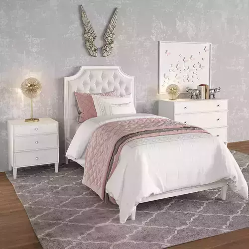 ANGELINA TUFTED BED - CLASSIC BEDROOM