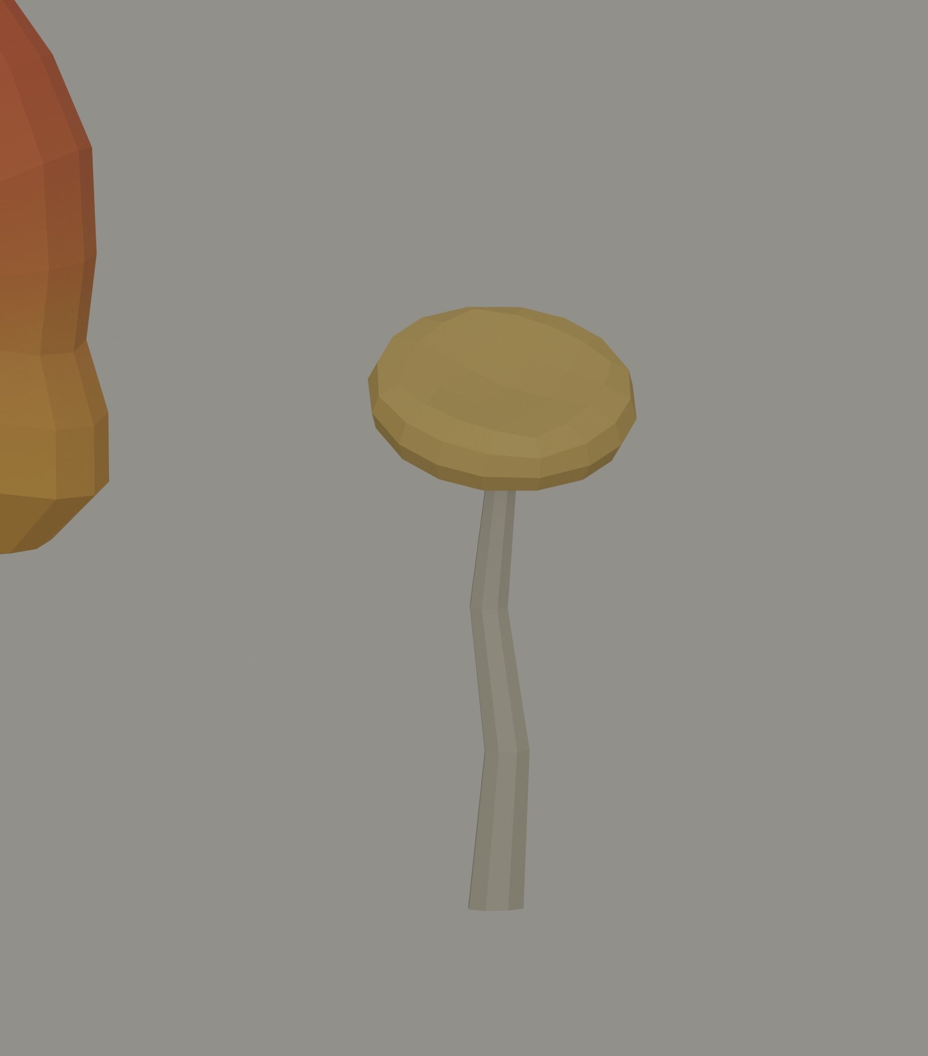 Mushrooms Low Poly Low-poly 3D model_14