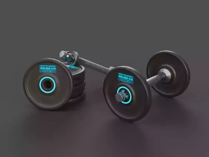Futuristic Dumbbell