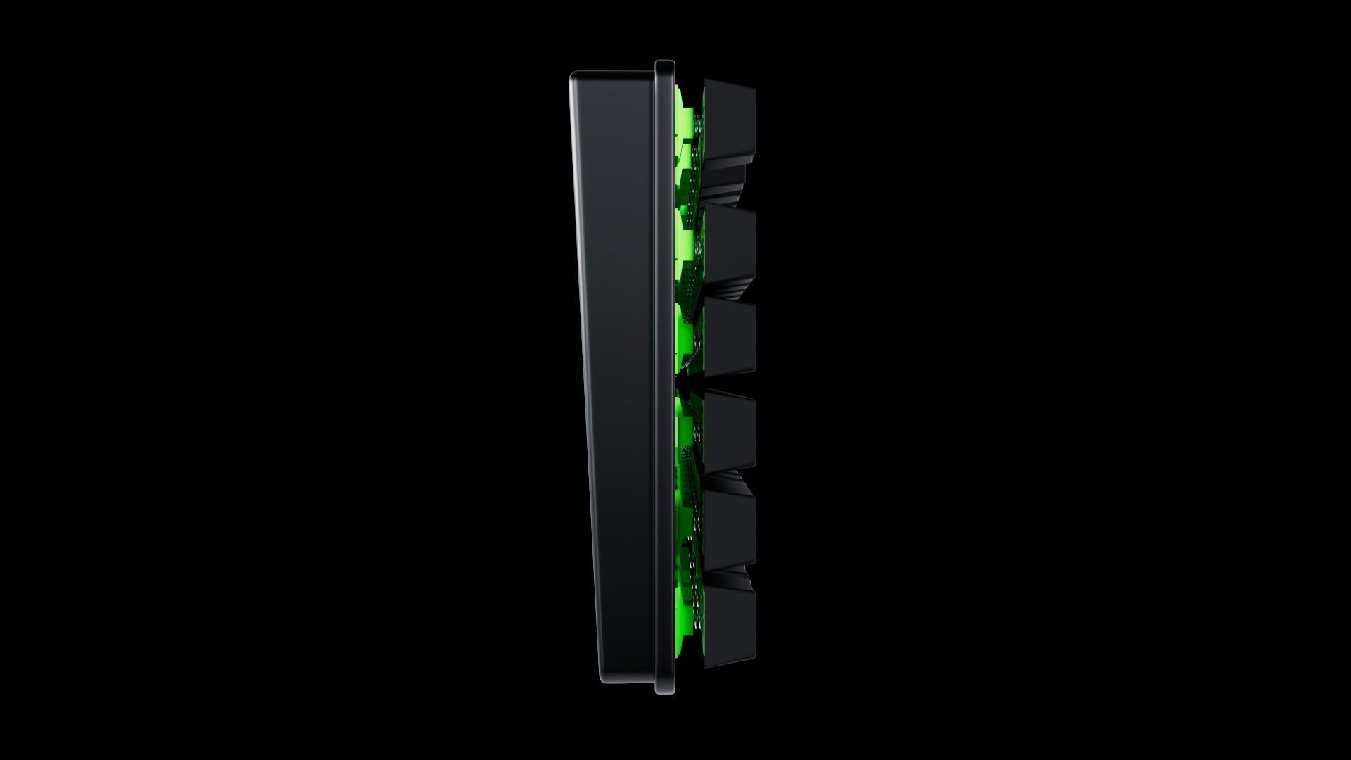 KeyboardDark Project One KD87A Mech 3D model_1