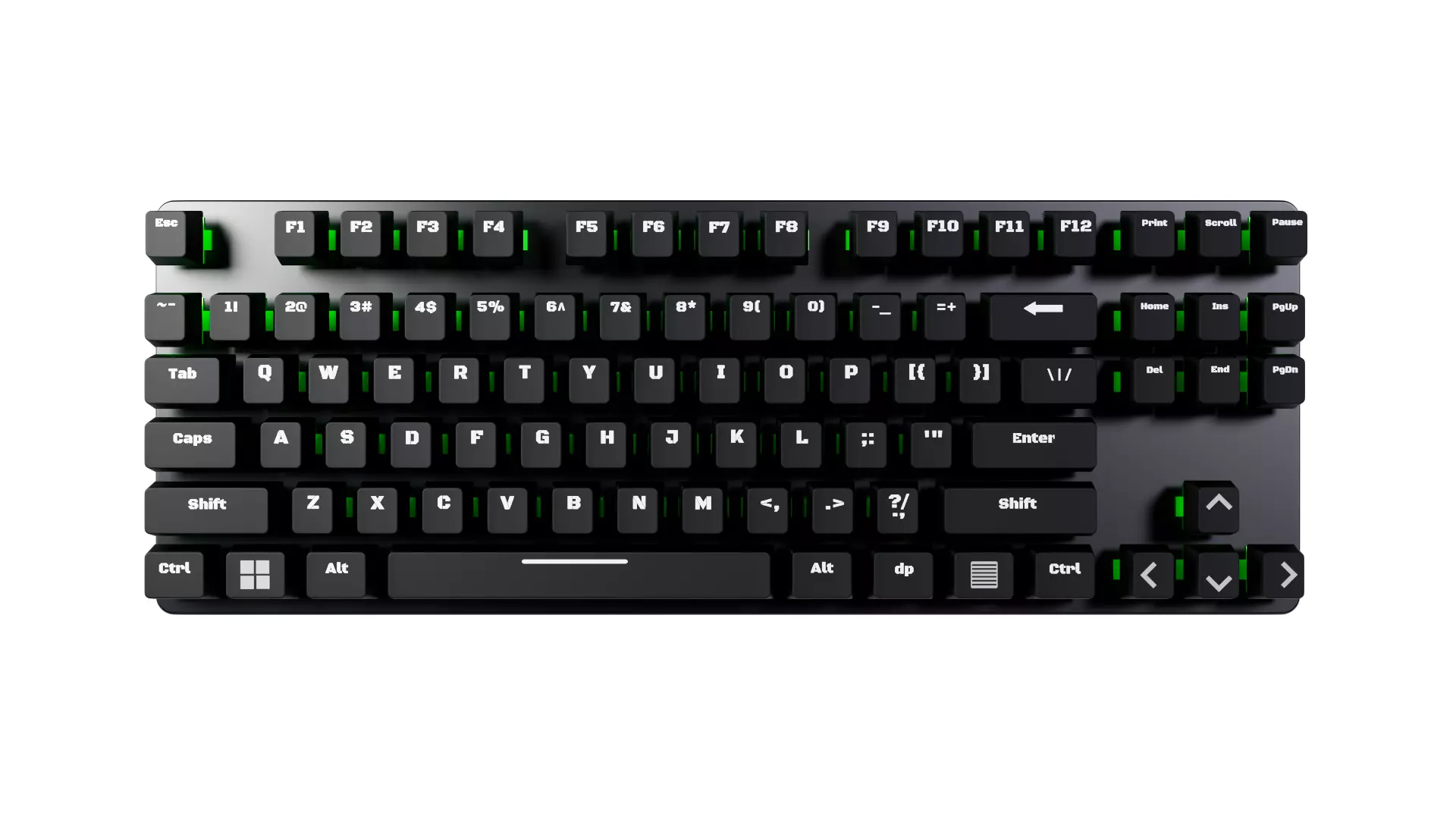 KeyboardDark Project One KD87A Mech 3D model_0