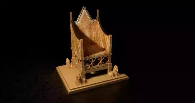 Coronation Throne 3D model