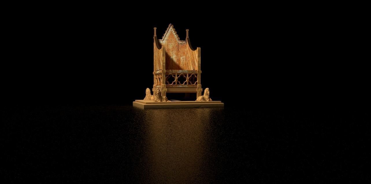 Coronation Throne 3D model_3