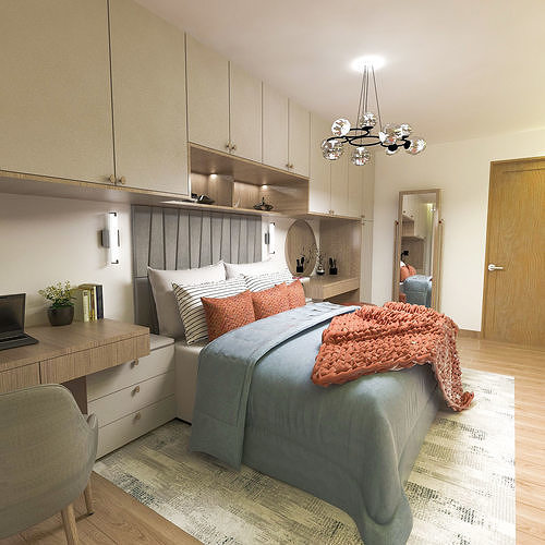 MODERN BEDROOM DESIGN 3D model