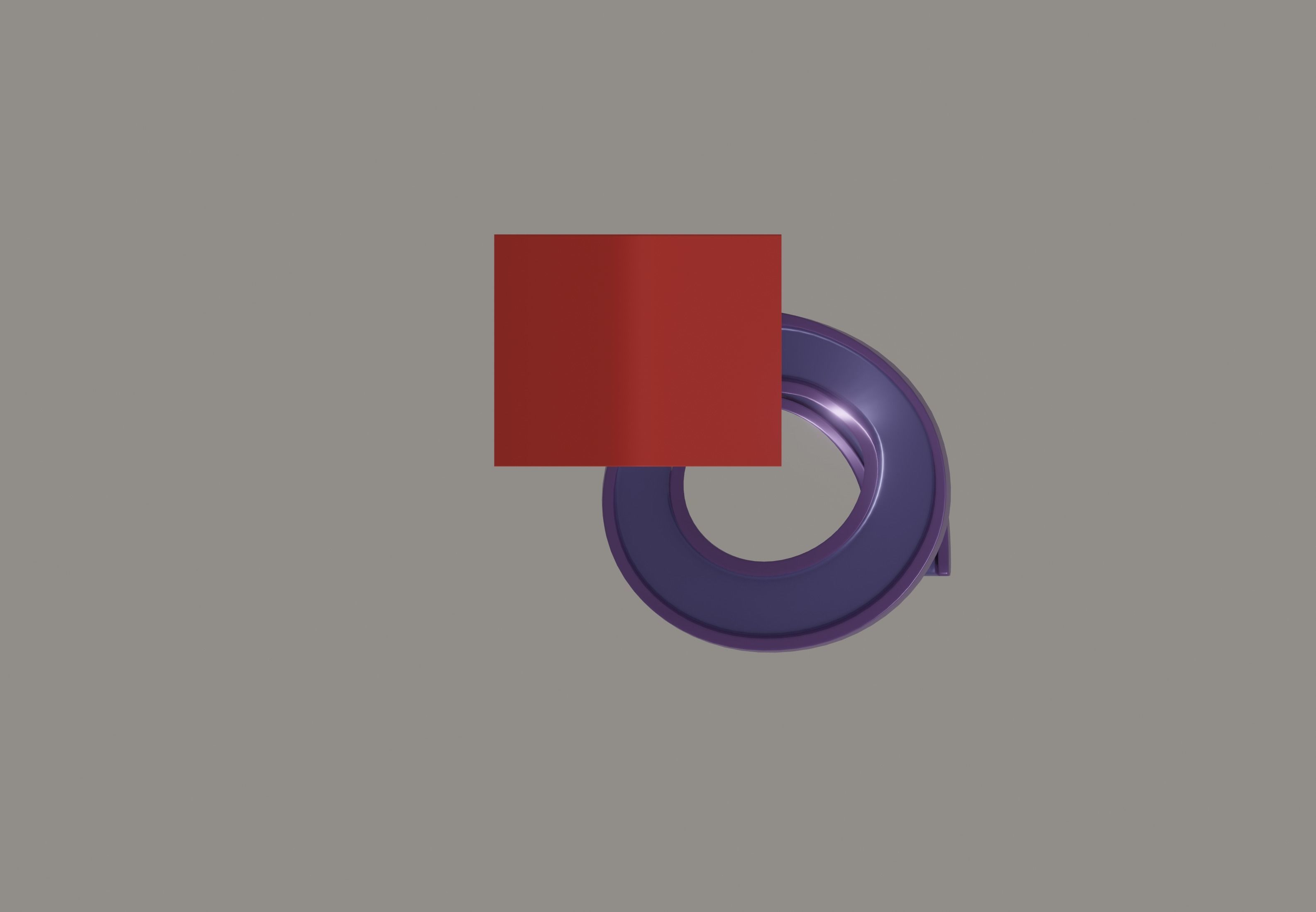 Playground Slide House Low-poly 3D model_7