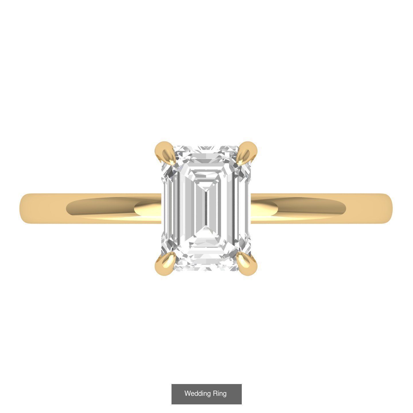 Emerald Ring Collatction 3D Model Collection_16