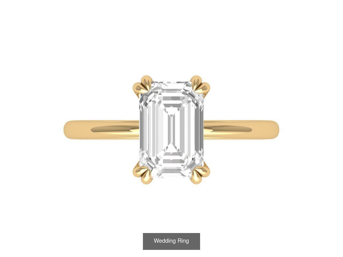 Emerald Ring Collatction 3D Model Collection_25