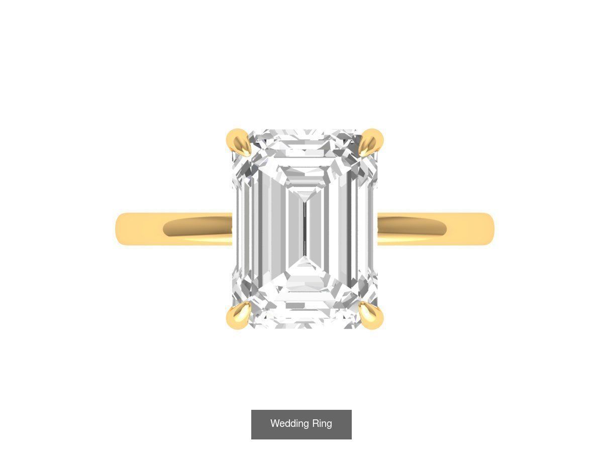 Emerald Ring Collatction 3D Model Collection_24