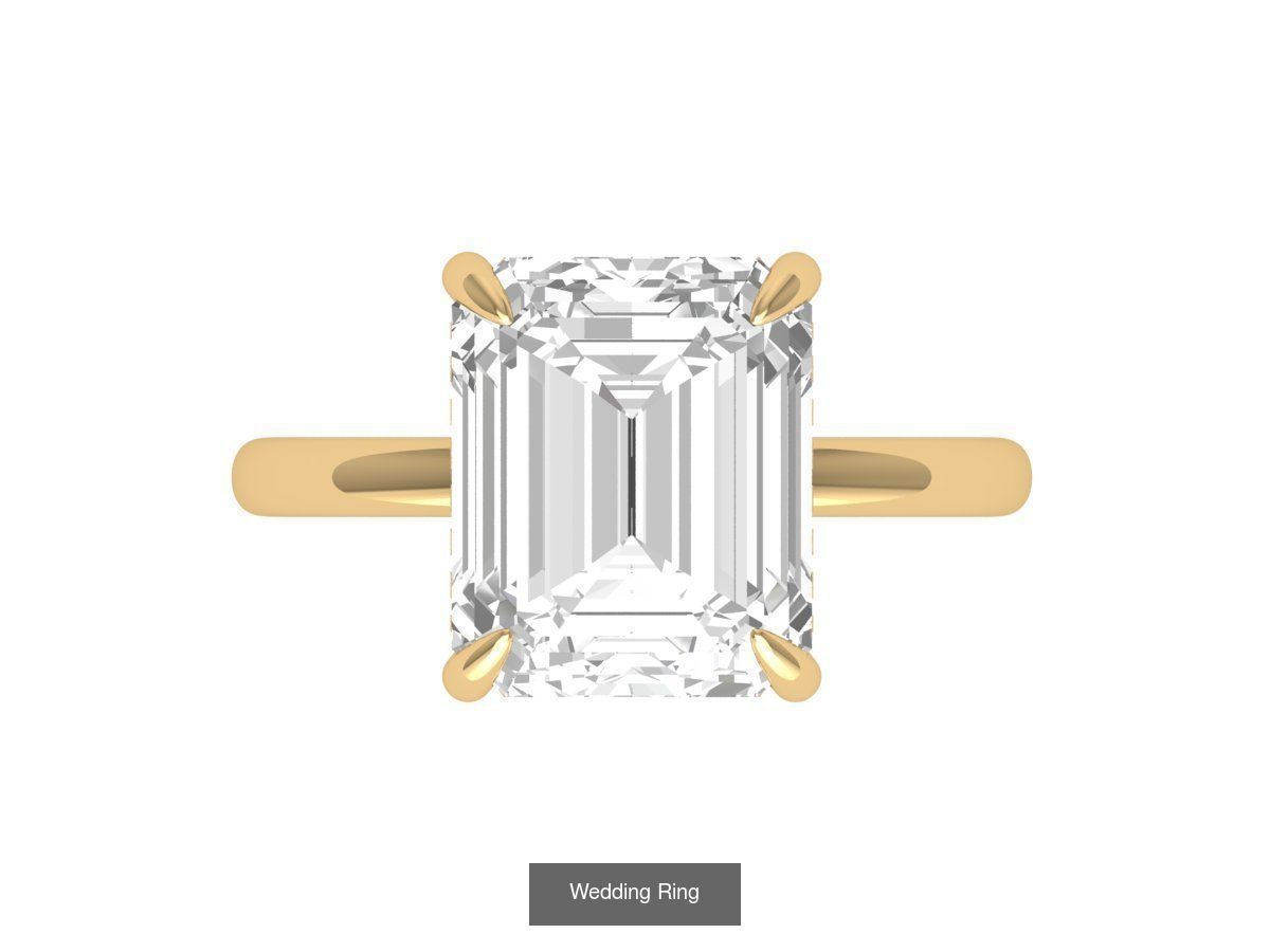 Emerald Ring Collatction 3D Model Collection_32