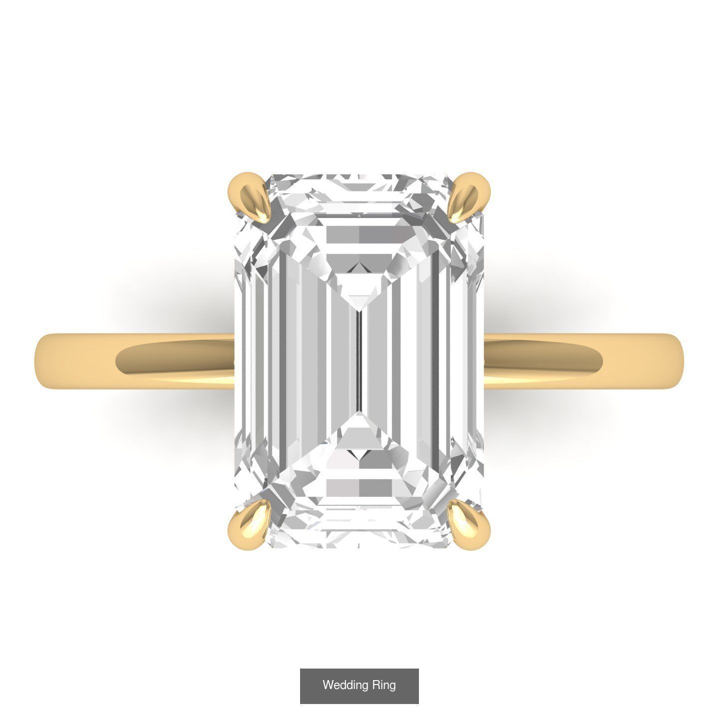 Emerald Ring Collatction 3D Model Collection_2