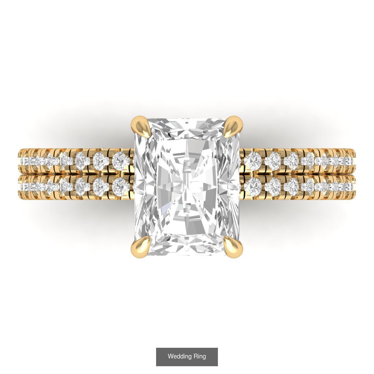 Emerald Ring Collatction 3D Model Collection_3