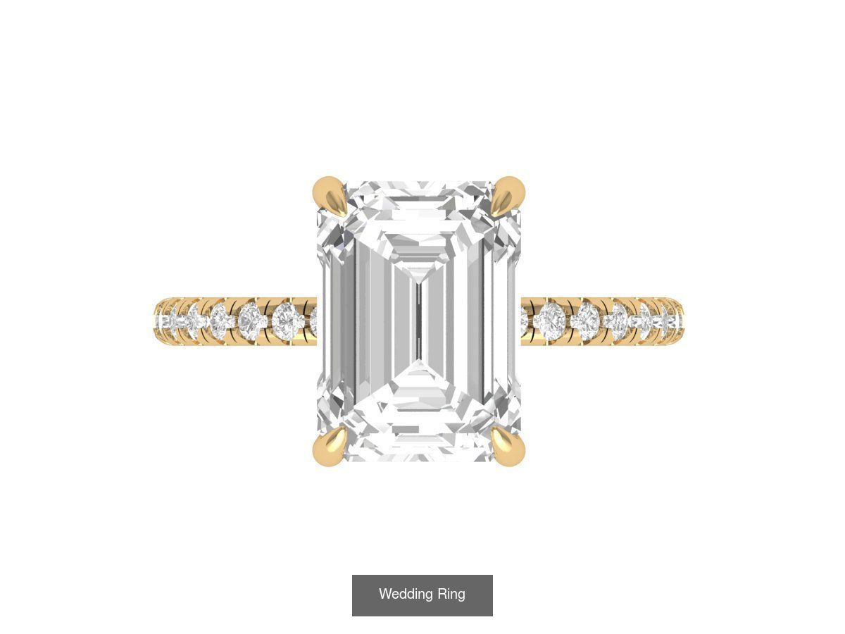 Emerald Ring Collatction 3D Model Collection_26