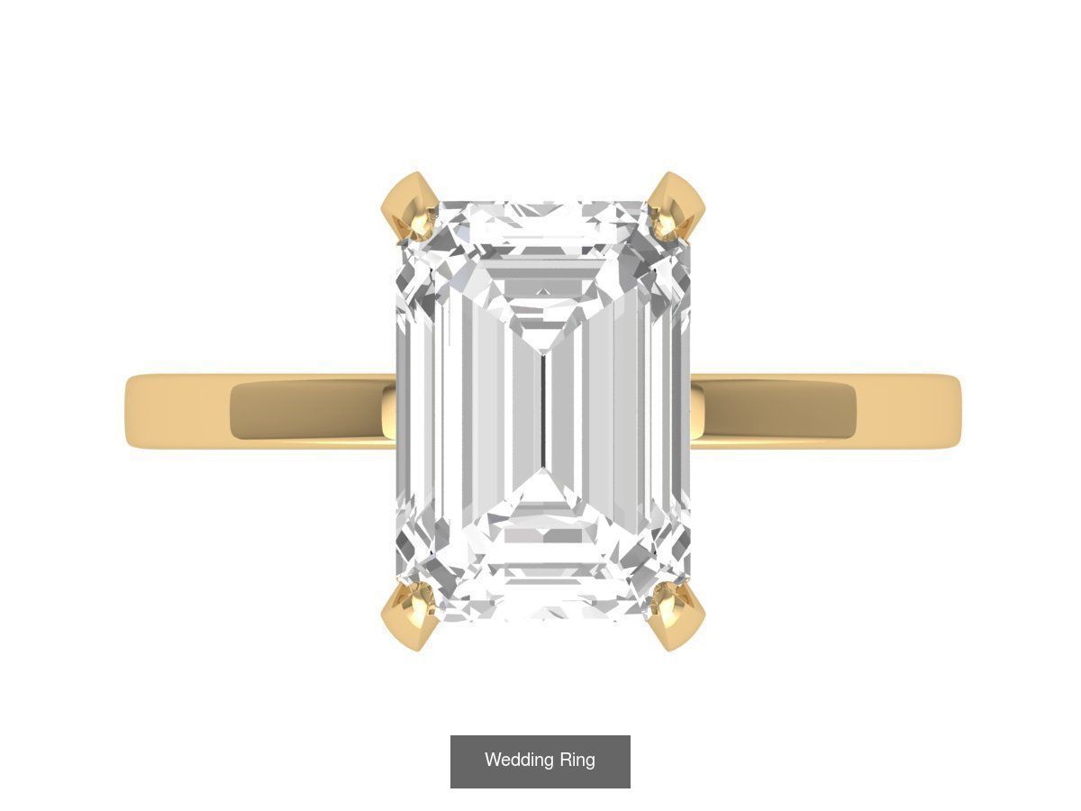 Emerald Ring Collatction 3D Model Collection_23