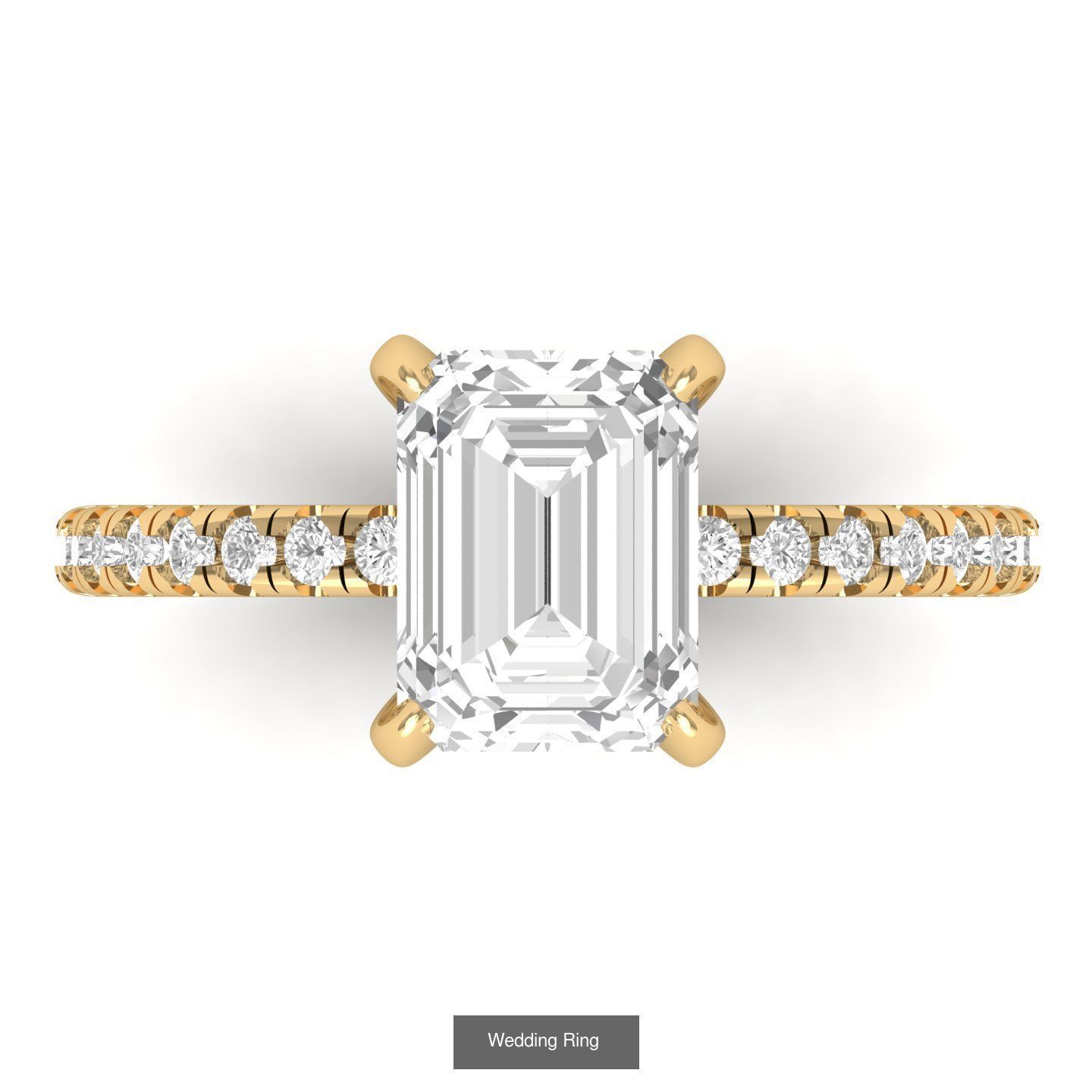 Emerald Ring Collatction 3D Model Collection_15