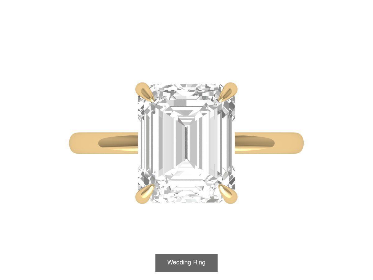 Emerald Ring Collatction 3D Model Collection_21