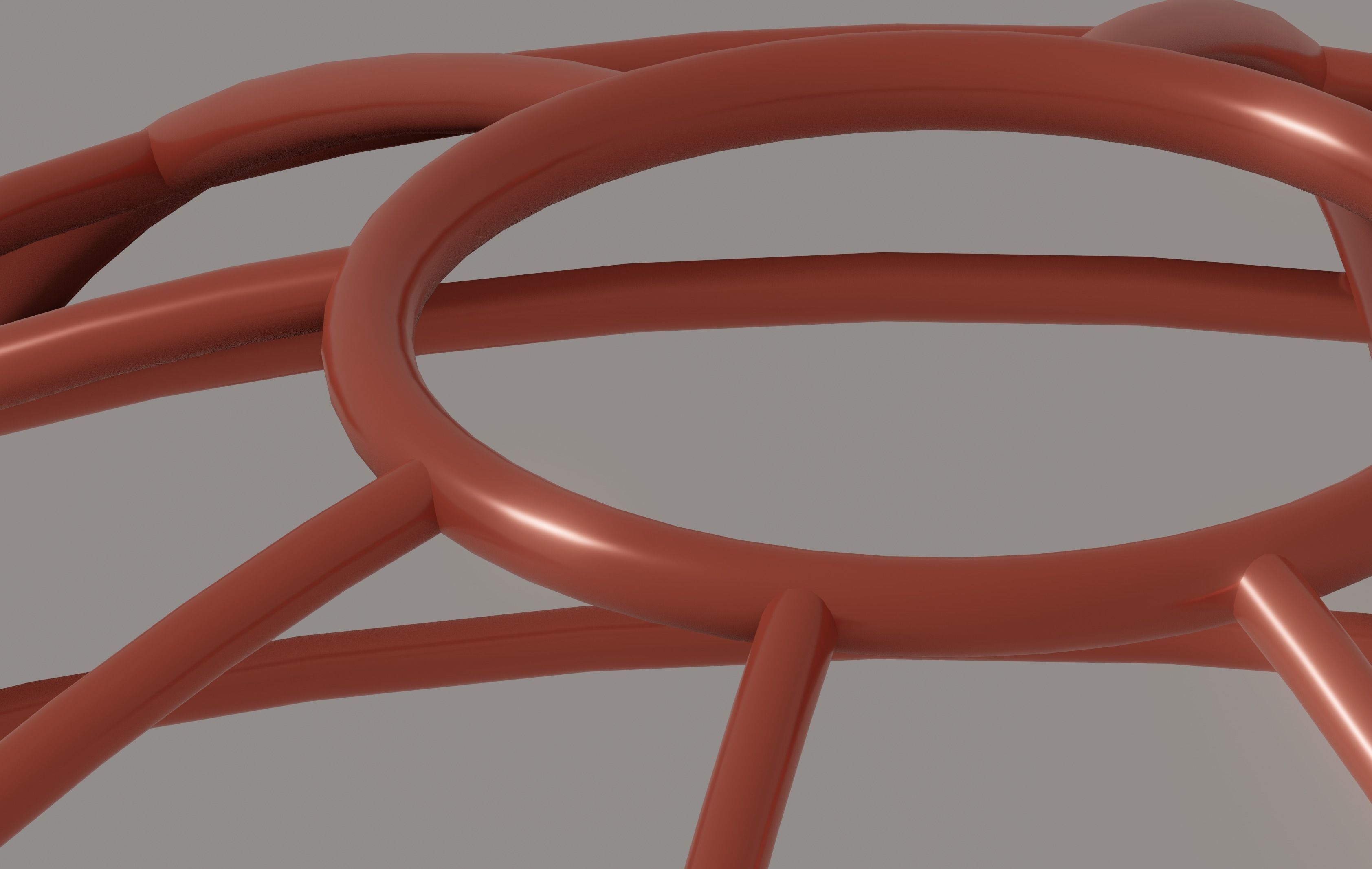 Monkey Bar Dome Low-poly 3D model_7