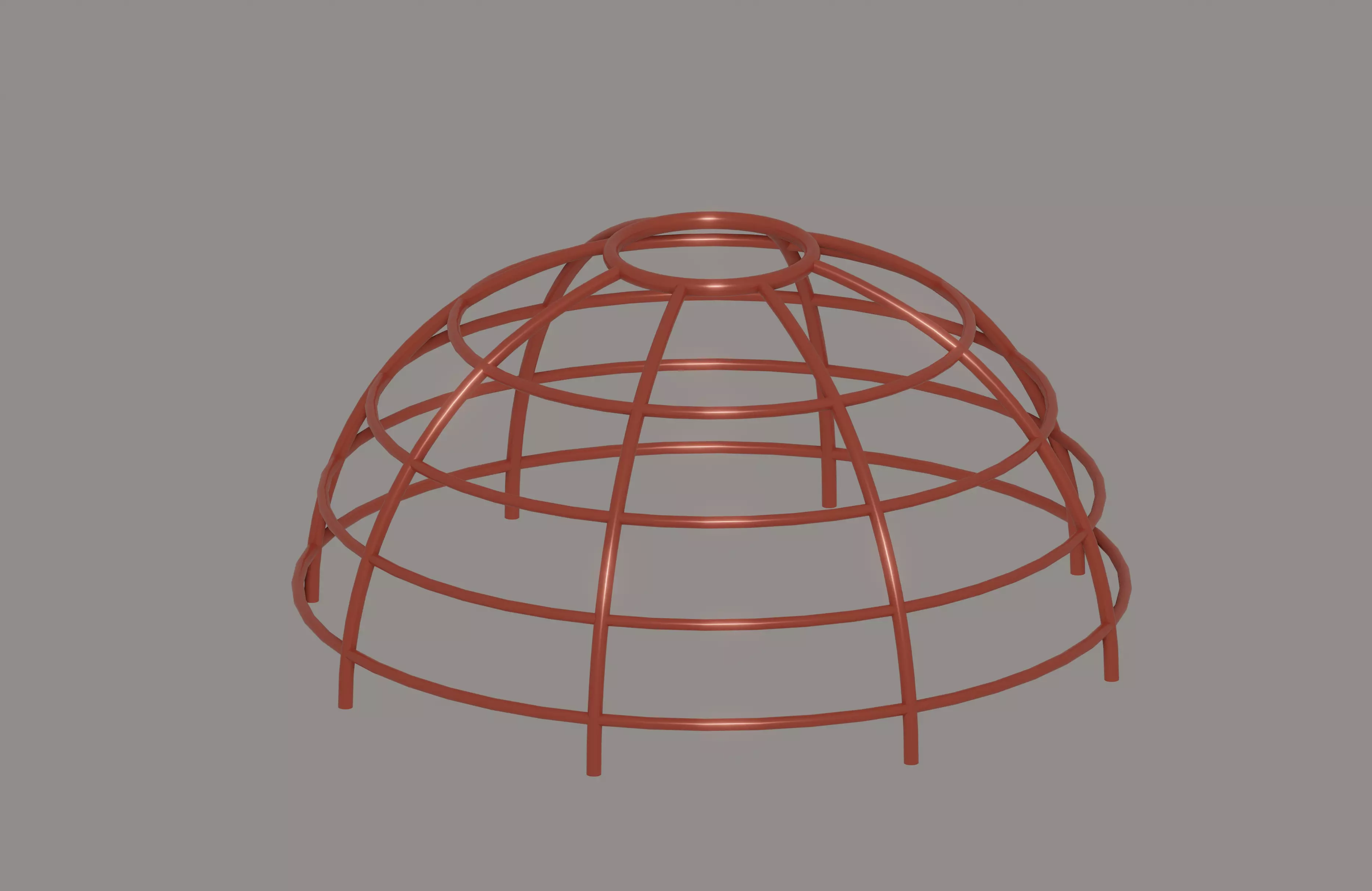 Monkey Bar Dome Low-poly 3D model_0