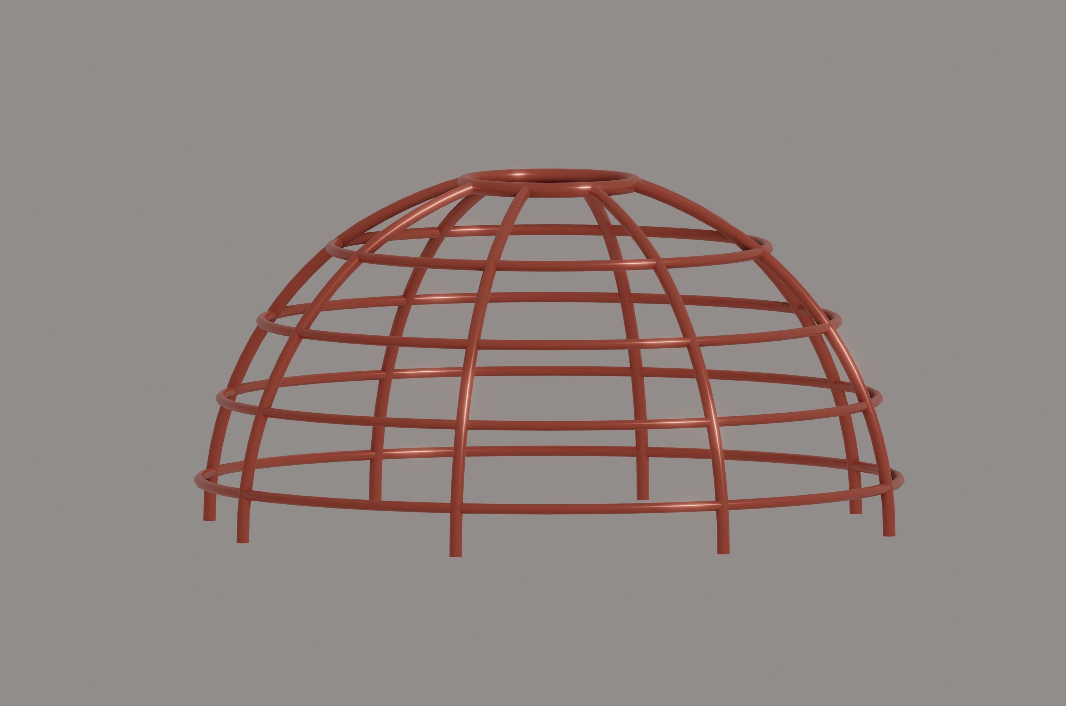 Monkey Bar Dome Low-poly 3D model_2