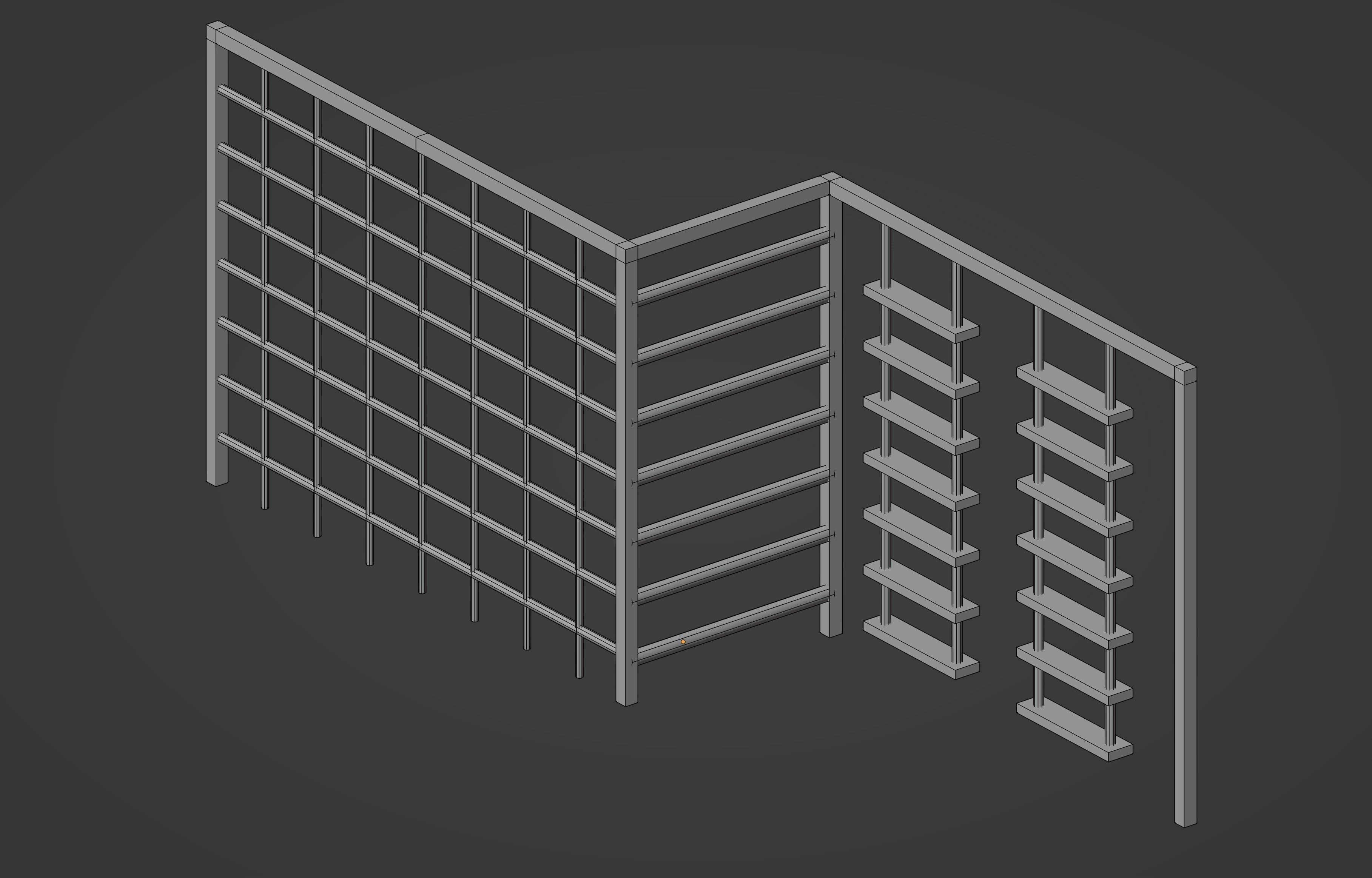 Playground Climber Low-poly 3D model_14