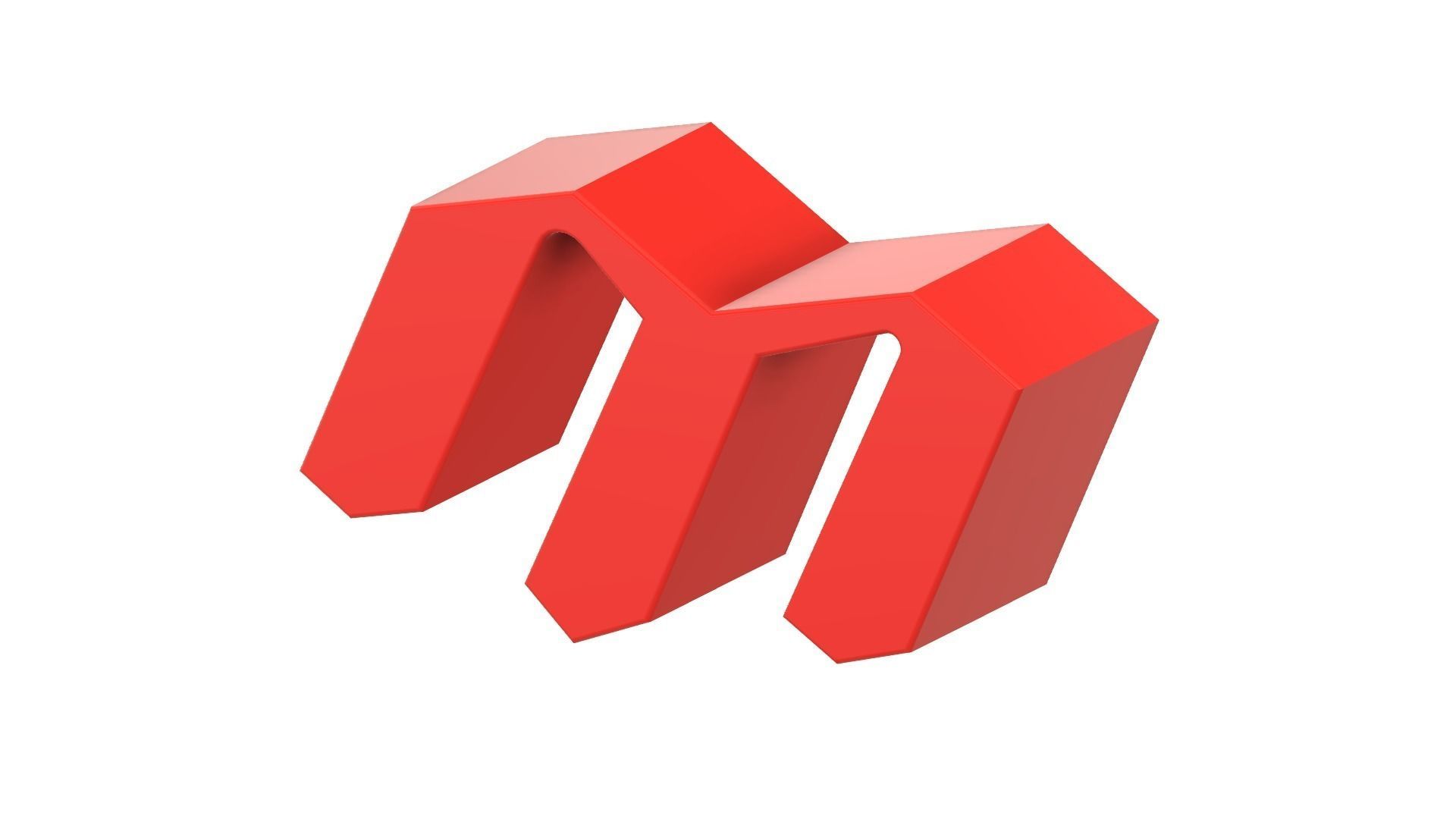 Dodge SRT Demon Big Logo for LED 3D print model_13