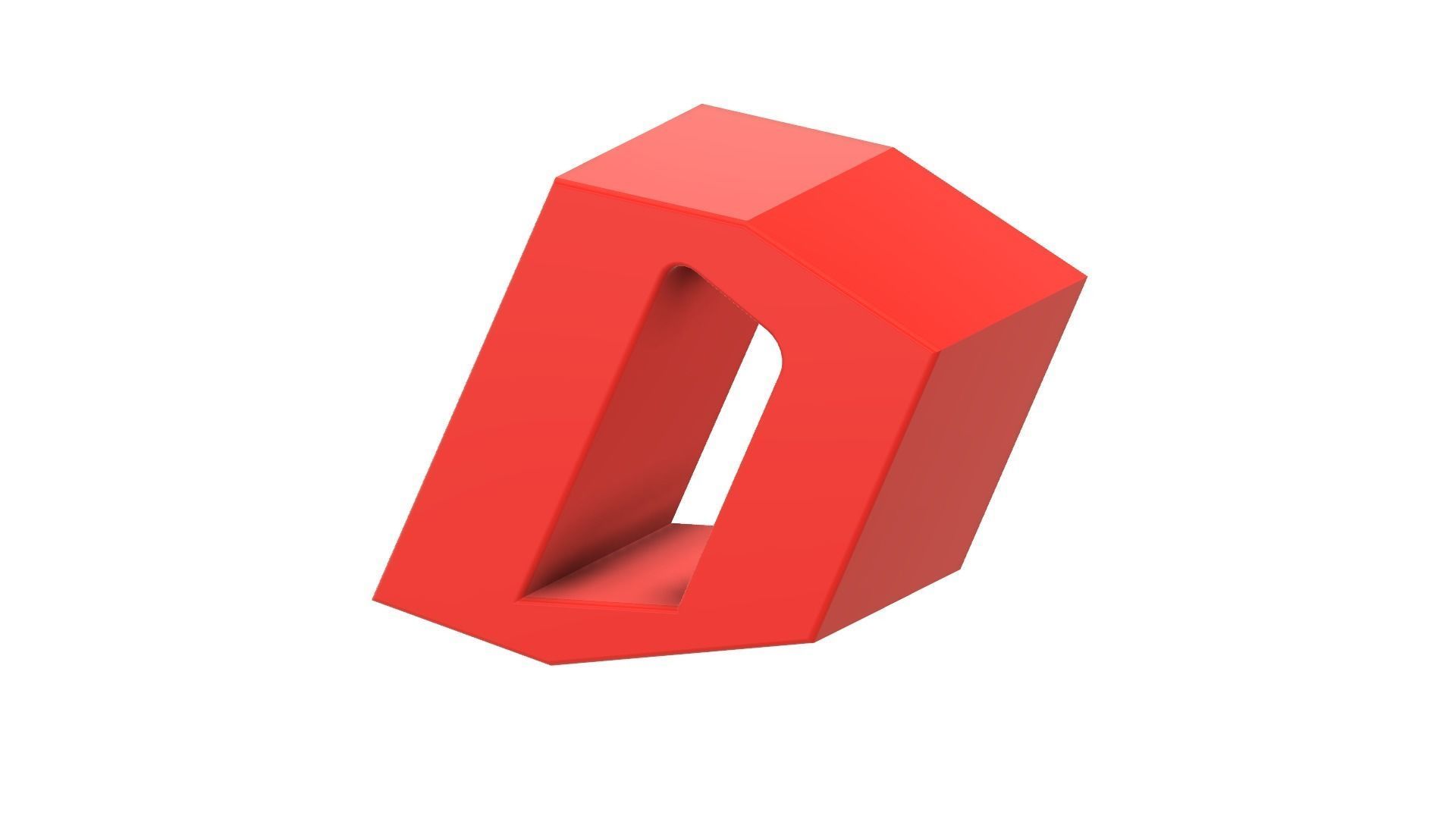 Dodge SRT Demon Big Logo for LED 3D print model_11