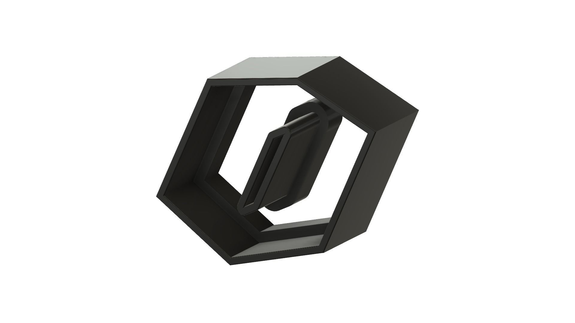 Dodge SRT Demon Big Logo for LED 3D print model_24