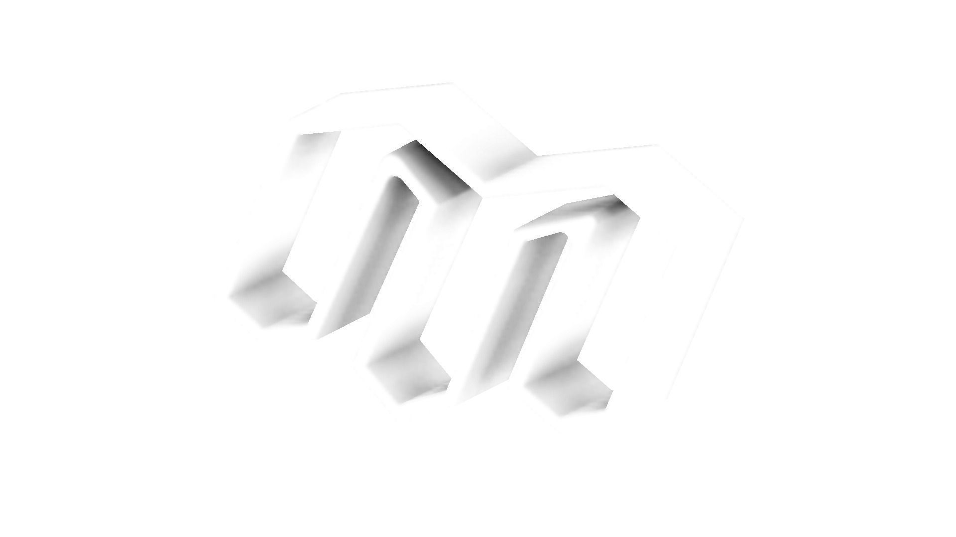 Dodge SRT Demon Big Logo for LED 3D print model_27