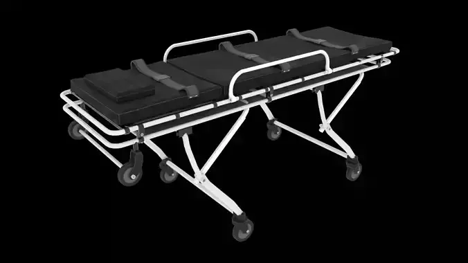 Ambulance Stretcher 3D Modle