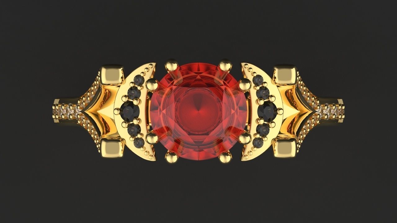 Eclipse Ring 3D print model_2